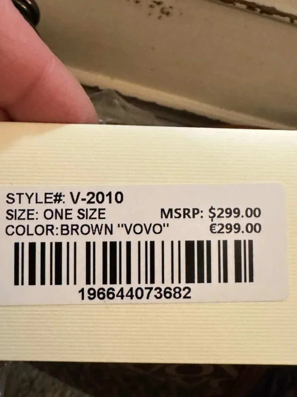 Valentino Orlandi XL Brown Monogram Canvas Messenger Tote MSRP - $299